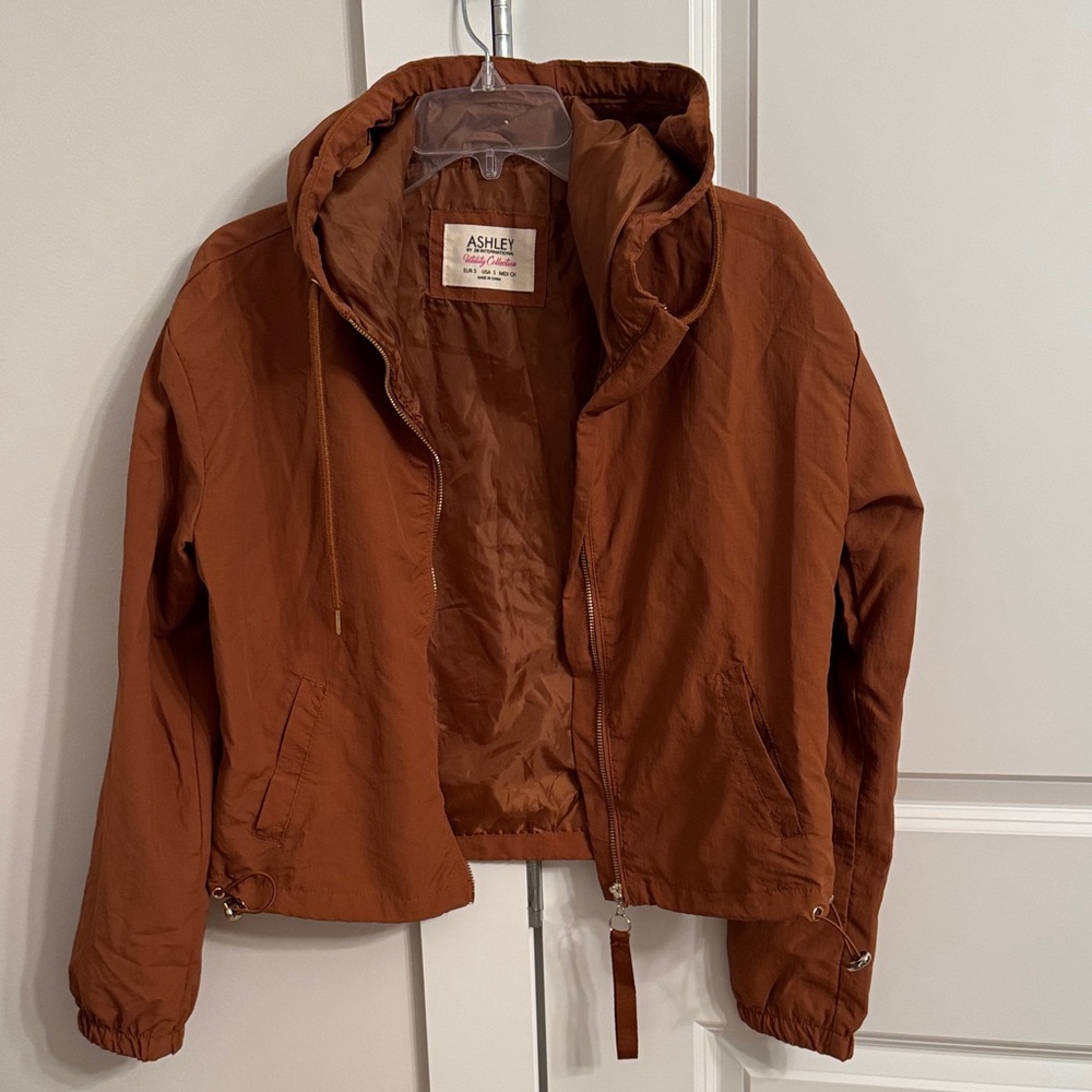Ashley By 26 International Terracotta Hooded Jacket